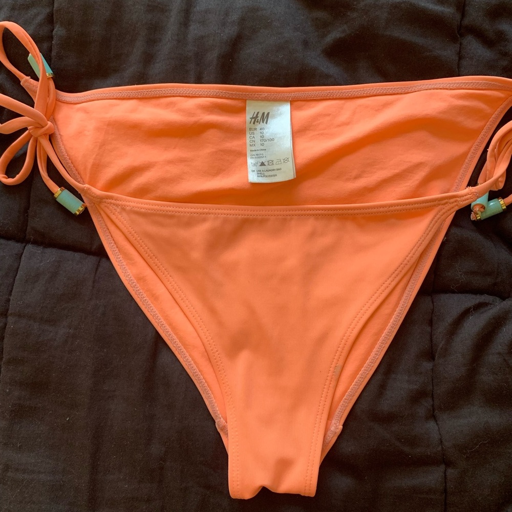 Coral swim suit bottoms